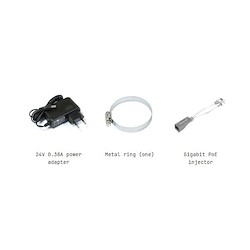 محتویات جعبه رادیو وایرلس میکروتیک مدل RBSXTsqG-5acD-SXTsq 5 ac